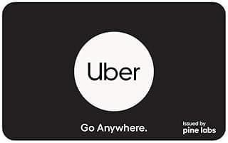 Uber |E-Gift Card | Instant Delivery | Valid for online purchase | 1 year validity