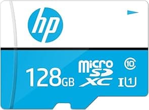 HP 128GB MicroSD Memory Card | SDXC mx310 Class 10 | UHS-I, U1 Card | Upto 100MB/s R | Compitable with Smartphones, Camera, CCTV | Memory Card