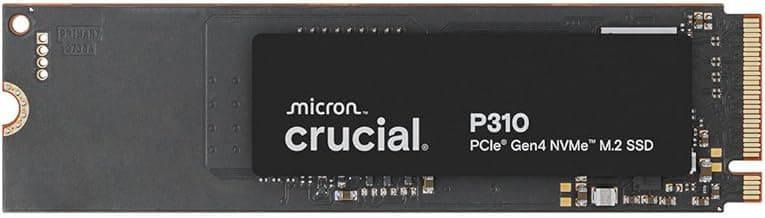 Crucial P310 1TB 2280 PCIe Gen4 3D NAND NVMe M.2 SSD – Up to 7,100 MB/s – Shift up to Gen4 – Internal Solid State Drive (PC) – CT1000P310SSD801