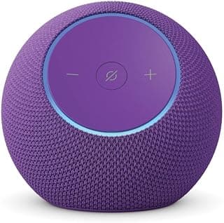 Amazon Echo Dot Max, smart speaker with Alexa+, 3X bass and room-filling sound, hands-free smart home management, Bluetooth, Amethyst