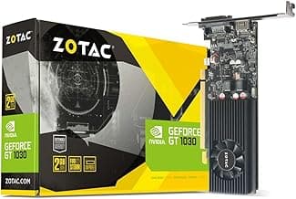 ZOTAC Gaming GeForce GT 1030 GDDR5 2GB 64bit PCIe 3.0 Graphics Card with 1468 Mhz Boost Clock & 5 Years Warranty (2 Years Warranty + 3 Years Extended Warranty)