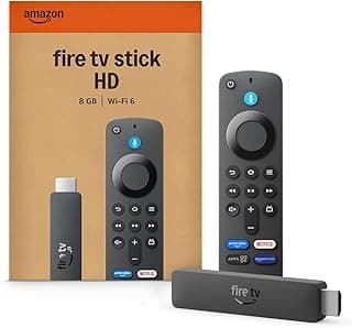 Amazon Fire TV Stick HD (newest model), our fastest HD stick yet, 1,500+ apps, smart voice search with Alexa+, directly powered by your TV