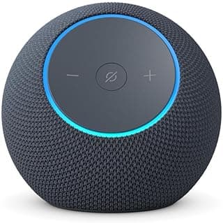 Amazon Echo Dot Max, smart speaker with Alexa+, 3X bass and room-filling sound, hands-free smart home management, Bluetooth, Graphite