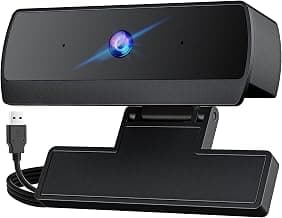 1080P HD Webcam with Microphone, Streaming Computer Camera for Laptop PC