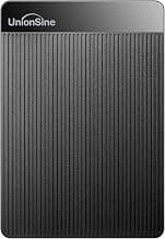 UnionSine External Hard Disk Drive 1TB Portable HDD USB 3.0 Black
