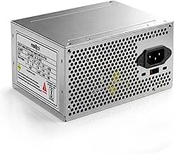 Frontech ATX P4 Computer SMPS Power Supply, 450W, 80mm Smart Silent Cooling Fan, 8(6+2) PIN PCI-E, Built-in Dual Power Protection (PS-0005A)