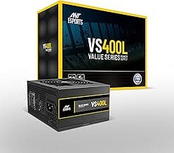 Ant Esports VS400L NonModular High Efficiency Gaming Power Supply/PSU with Continuous Power and 120mm Silent Fan